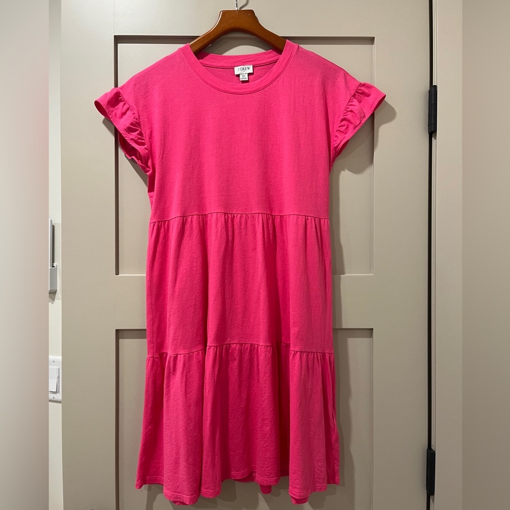J. Crew Tiered knit mini dress XS